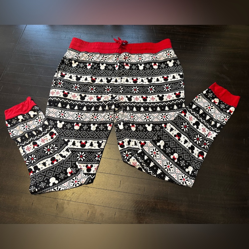 Little Sleepies Disney Mickey Fair Isle Jogger Pants